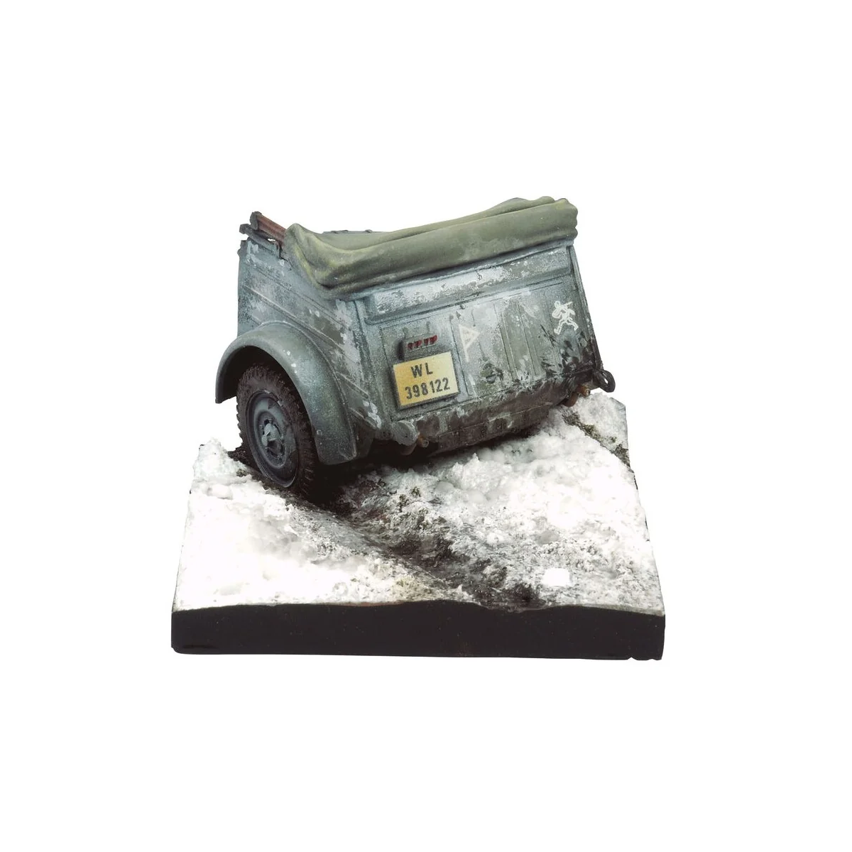 Vallejo Scenics: Kubelwagen Base (Rear) 5.5 x 5.5 cm - Vallejo SC007 Vallejo Scenics: Kubelwagen Base (Rear) 5.5 x 5.5 cm - Vallejo SC007