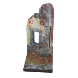 Vallejo Scenics: Ruined Street Corner 7 x 7 cm - Vallejo SC009