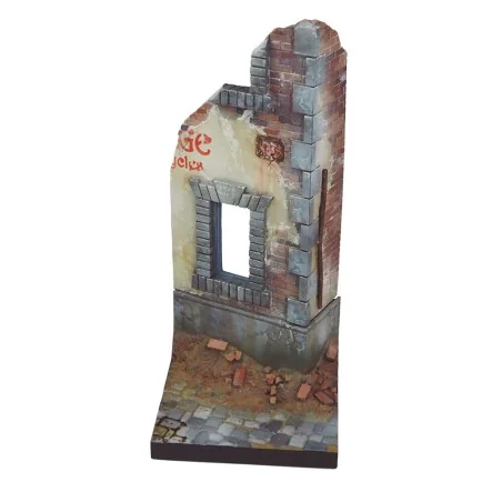 Vallejo Scenics: Ruined Street Corner 7 x 7 cm - Vallejo SC009