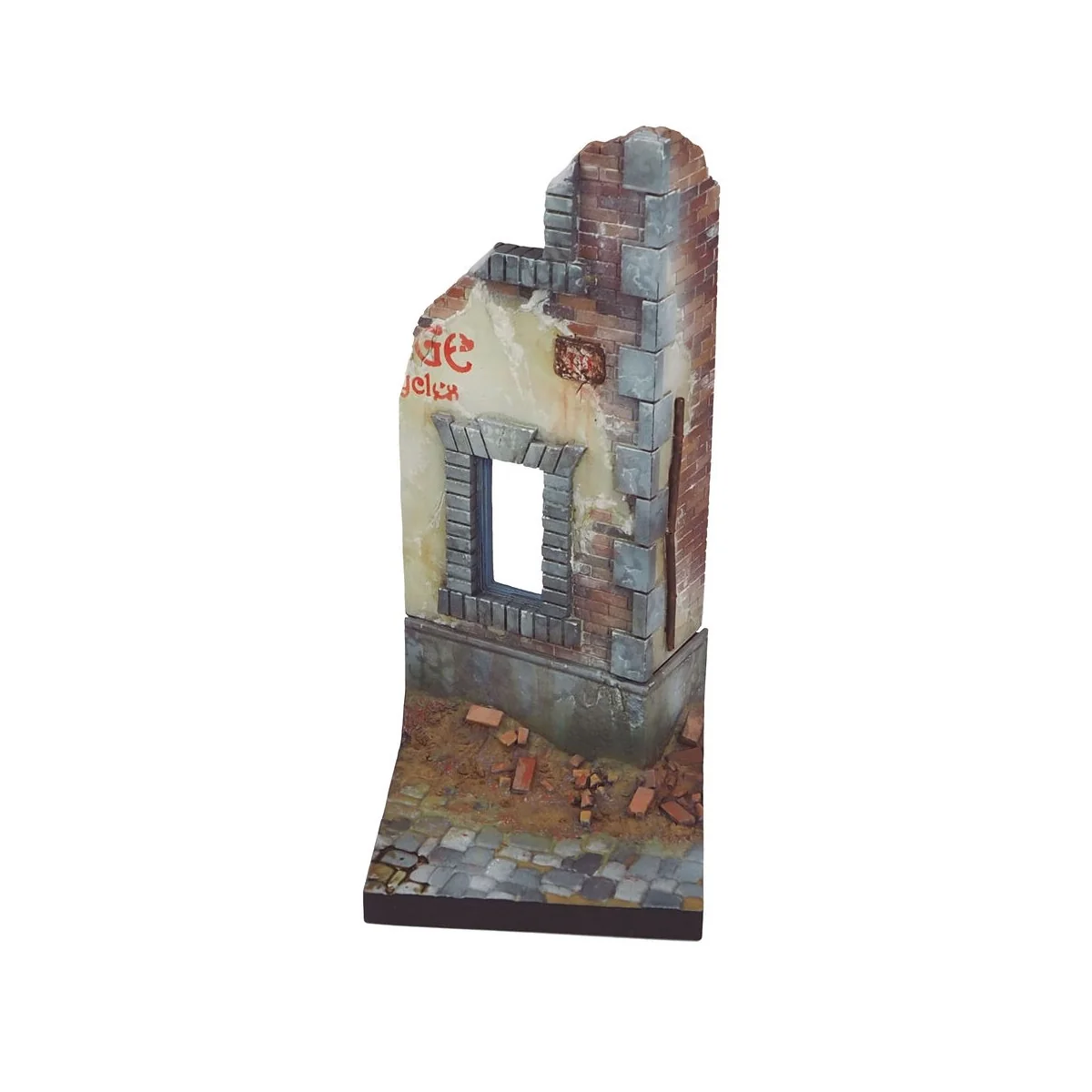 Vallejo Scenics: Ruined Street Corner 7 x 7 cm - Vallejo SC009 Vallejo Scenics: Ruined Street Corner 7 x 7 cm - Vallejo SC009