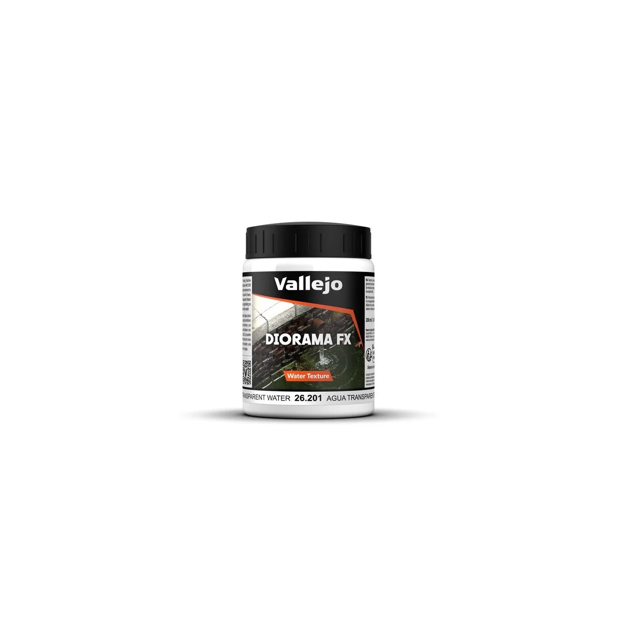 Diorama FX: Transparent water (colorless) 200 ml - Vallejo 26201 Diorama FX: Transparent water (colorless) 200 ml - Vallejo 26201