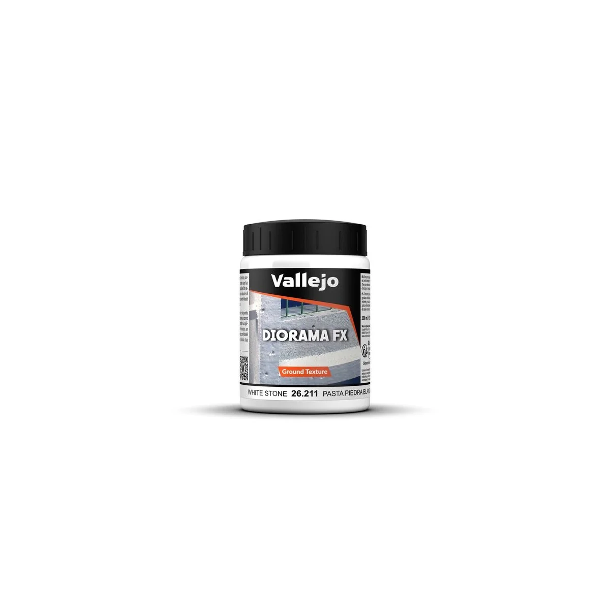 White Stone Paste 200 ml - Vallejo 26211 White Stone Paste 200 ml - Vallejo 26211