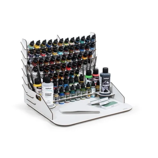 Paint display and work station with vertical storage 40 x 30 x 29, ...