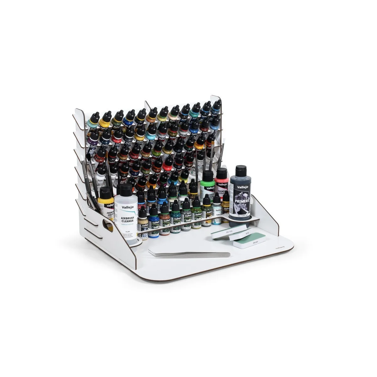 Paint display and work station with vertical storage 40 x 30 x 29, ...