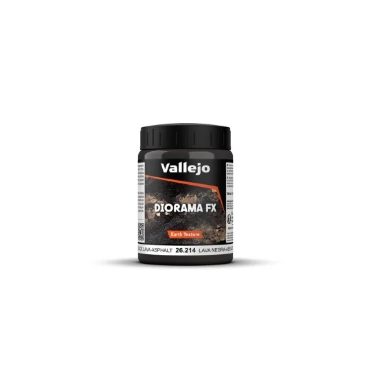 Diorama FX: Black LavaAsphalt 200 ml - Vallejo 26214 Diorama FX: Black LavaAsphalt 200 ml - Vallejo 26214