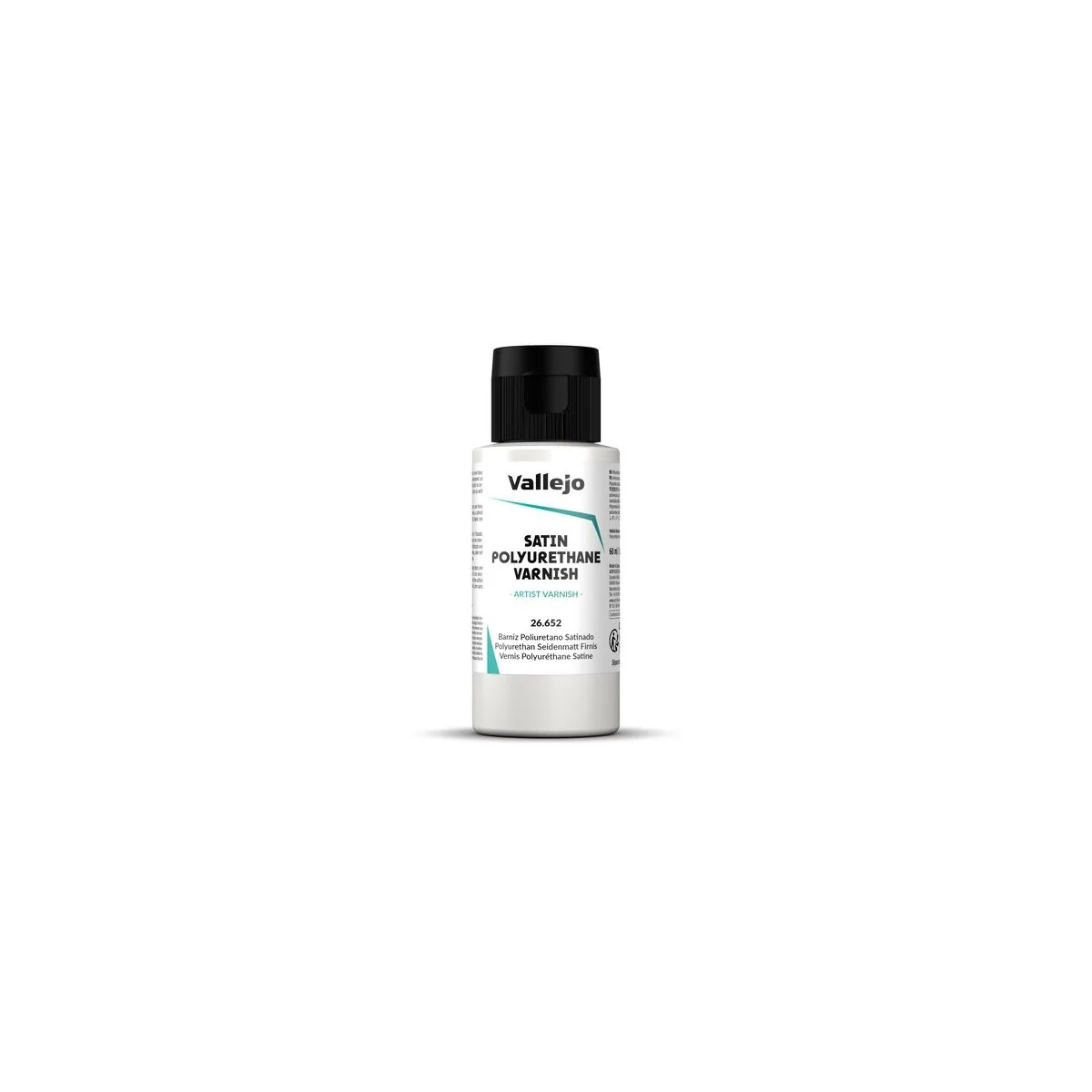 Varnish: Satin Polyurethane Varnish 60 ml - Vallejo 26652 Varnish: Satin Polyurethane Varnish 60 ml - Vallejo 26652