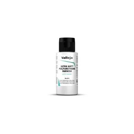 Varnish: Ultra Matt Polyurethane Varnish 60 ml - Vallejo 26653