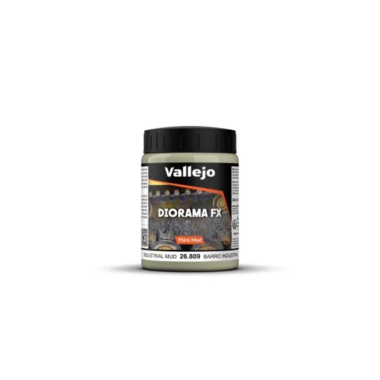 Diorama FX: Industrial Thick Mud 200 ml - Vallejo 26809 Diorama FX: Industrial Thick Mud 200 ml - Vallejo 26809