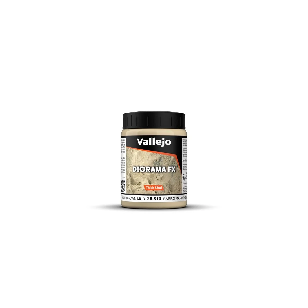 Diorama FX: Light Brown Thick Mud 200 ml - Vallejo 26810 Diorama FX: Light Brown Thick Mud 200 ml - Vallejo 26810
