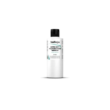 Varnish: Ultra Matt Polyurethane Varnish 200 ml - Vallejo 27653