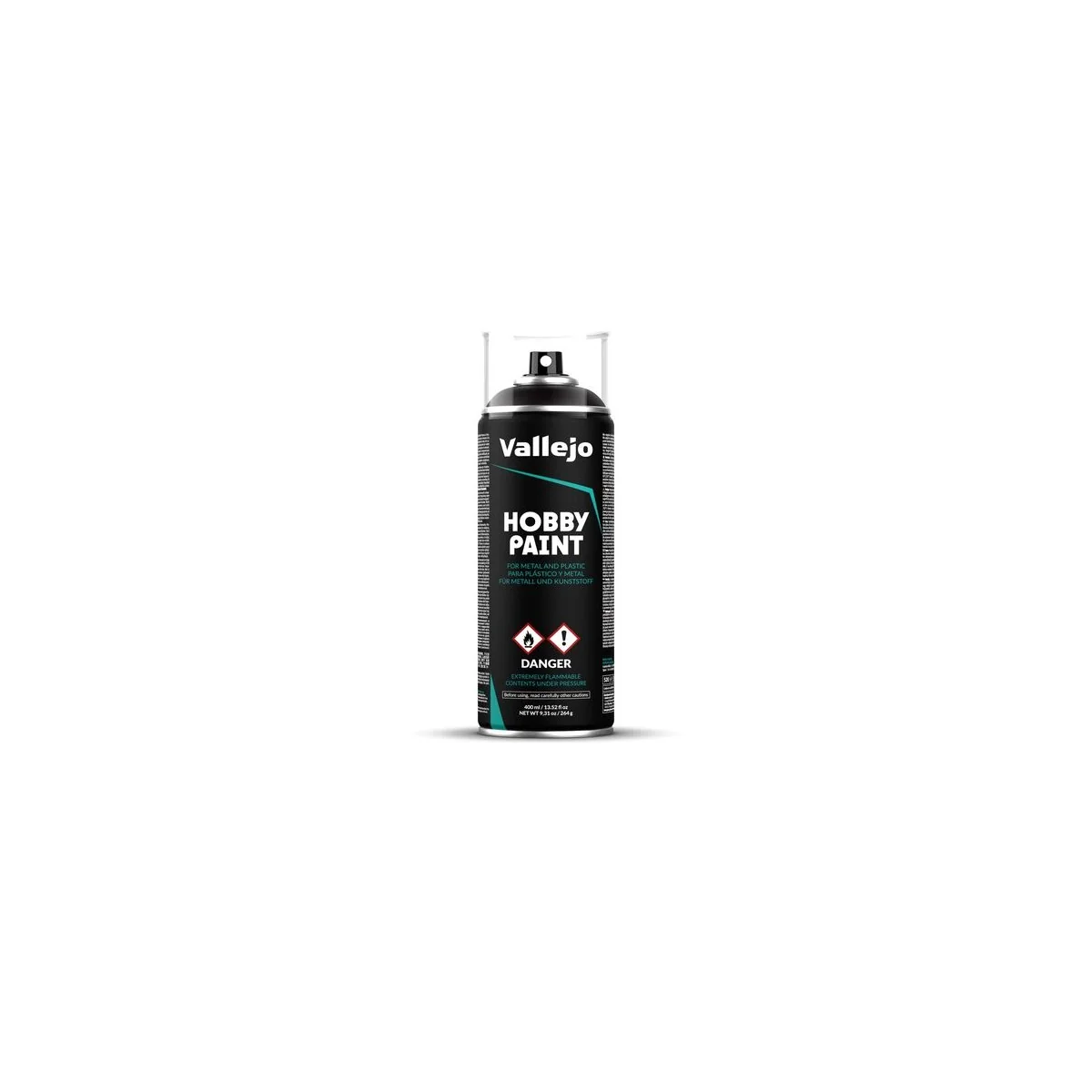 Black Primer 400 ml - Vallejo 28012