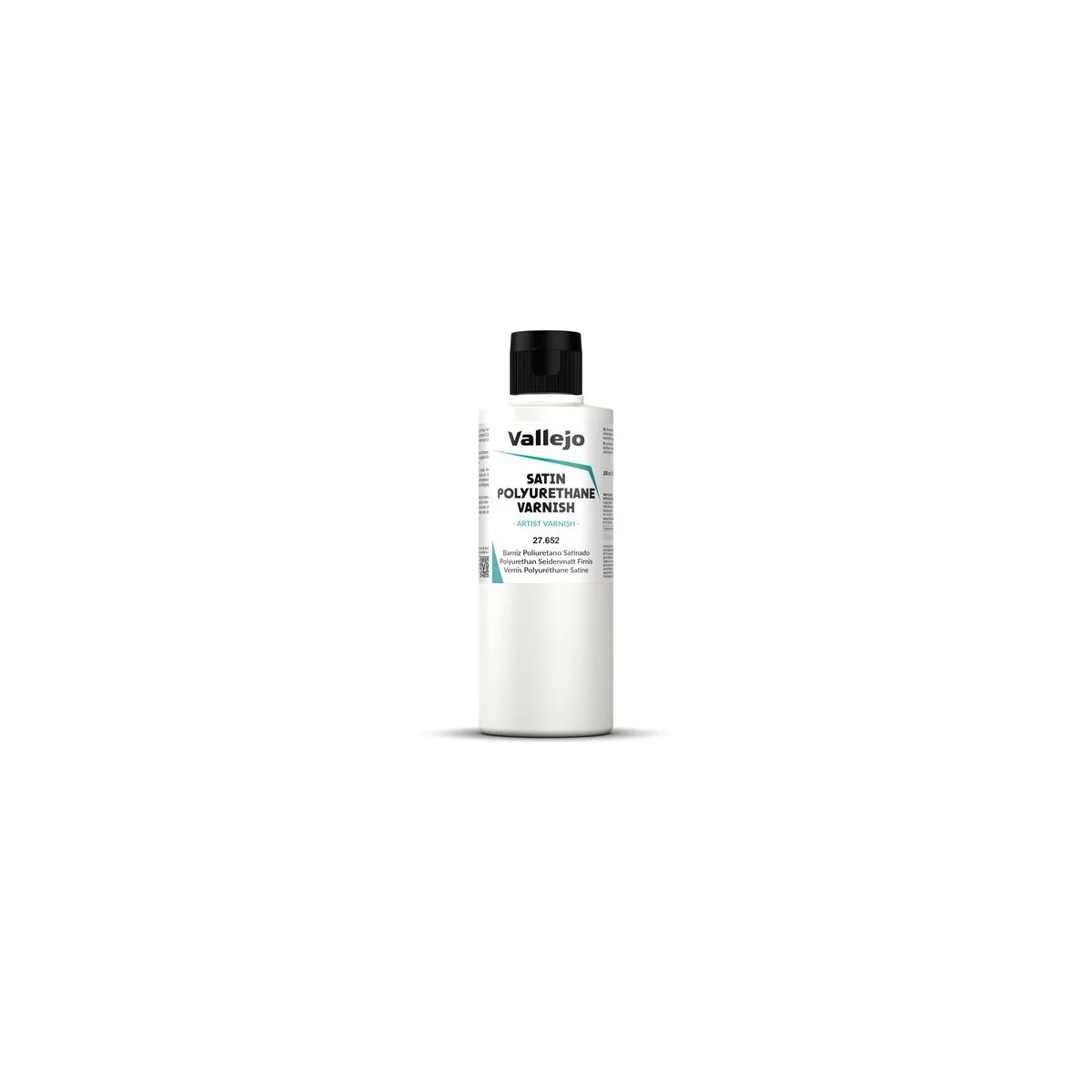 Varnish: Satin Polyurethane Varnish 200 ml - Vallejo 27652 Varnish: Satin Polyurethane Varnish 200 ml - Vallejo 27652