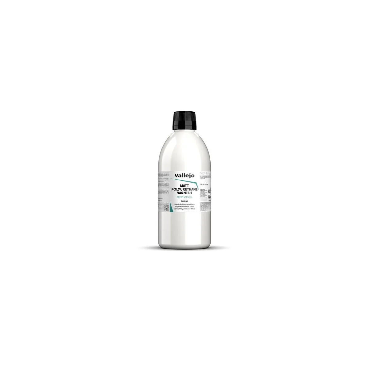 Varnish: Matt Polyurethane Varnish 500 ml - Vallejo 28651 Varnish: Matt Polyurethane Varnish 500 ml - Vallejo 28651