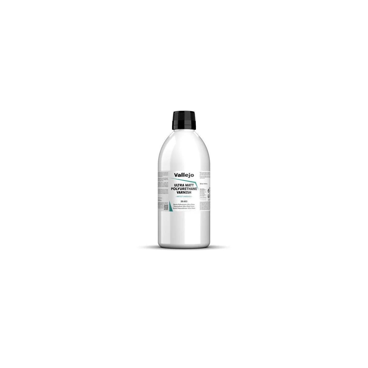 Varnish: Ultra Matt Polyurethane Varnish 500 ml - Vallejo 28653 Varnish: Ultra Matt Polyurethane Varnish 500 ml - Vallejo 28653