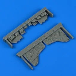 Macchi MC.202 late / MC.205 undercarriage covers, 1/32 - Quickboost...