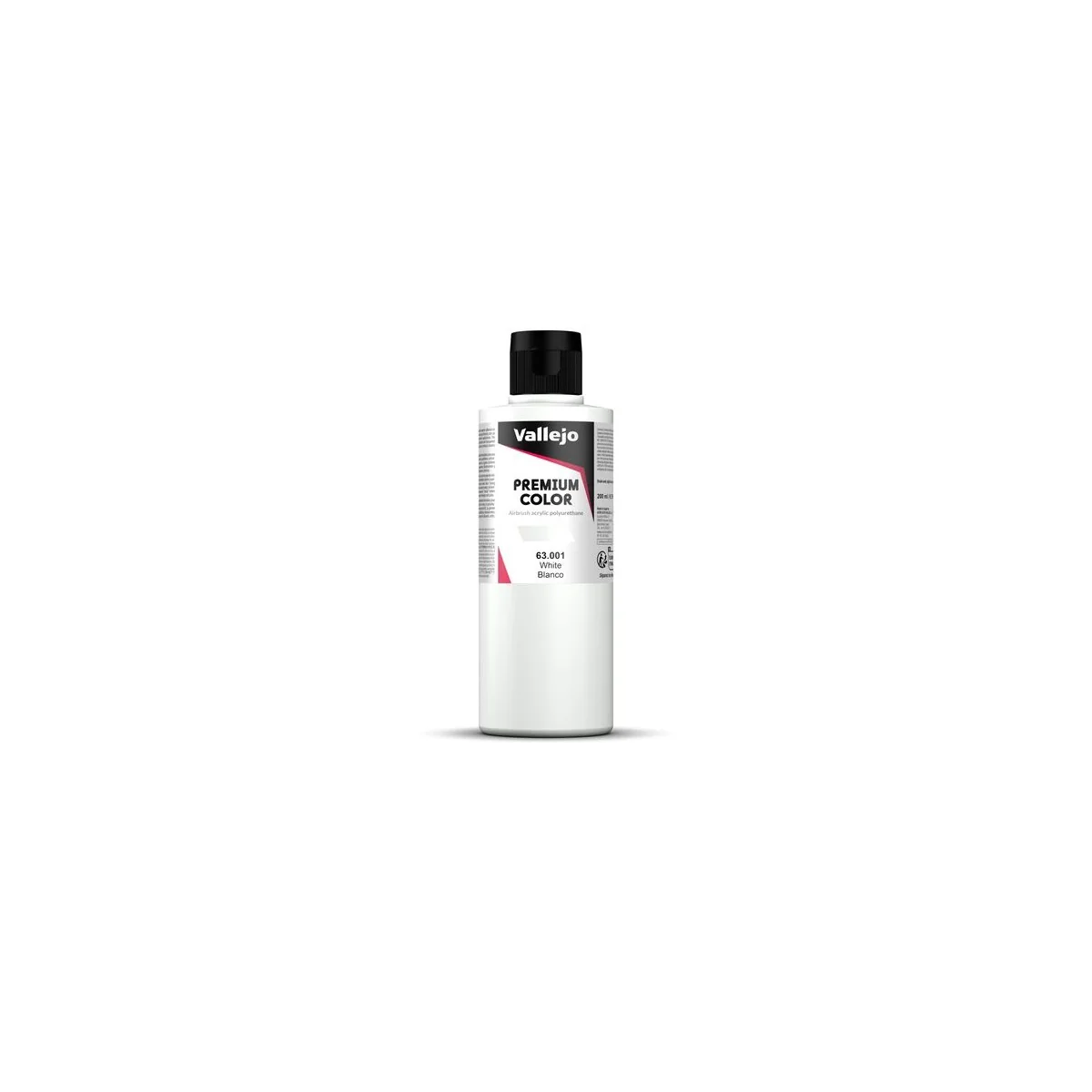 Premium Color: White 200 ml - Vallejo 63001 Premium Color: White 200 ml - Vallejo 63001