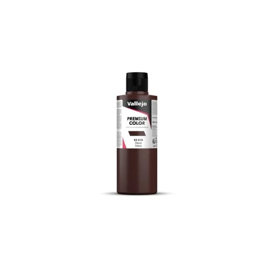 Premium Color: Sepia 200 ml - Vallejo 63018 Premium Color: Sepia 200 ml - Vallejo 63018