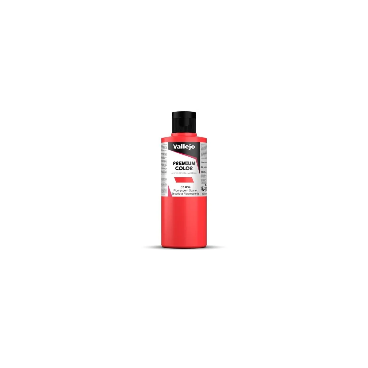 Premium Color: Scarlet Fluo 200 ml - Vallejo 63034 Premium Color: Scarlet Fluo 200 ml - Vallejo 63034
