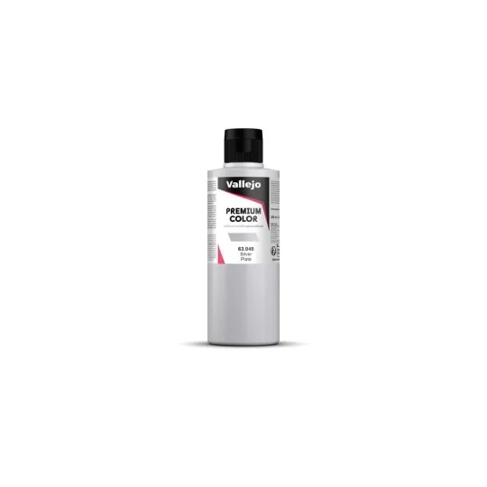 Premium Color: Silver 200 ml - Vallejo 63048 Premium Color: Silver 200 ml - Vallejo 63048