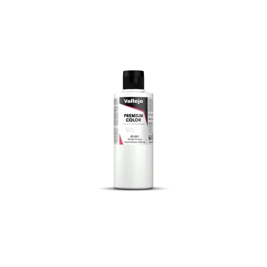 Premium Color: White Primer 200 ml - Vallejo 63061 Premium Color: White Primer 200 ml - Vallejo 63061