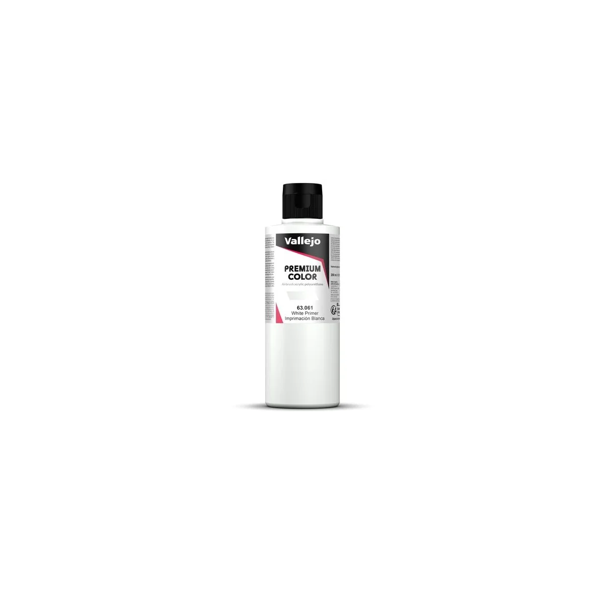 Premium Color: White Primer 200 ml - Vallejo 63061 Premium Color: White Primer 200 ml - Vallejo 63061