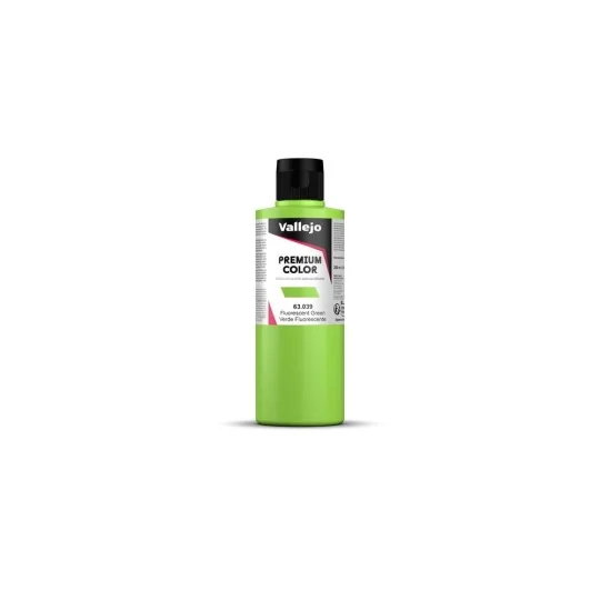 Premium Color: Green Fluo 200 ml - Vallejo 63039 Premium Color: Green Fluo 200 ml - Vallejo 63039