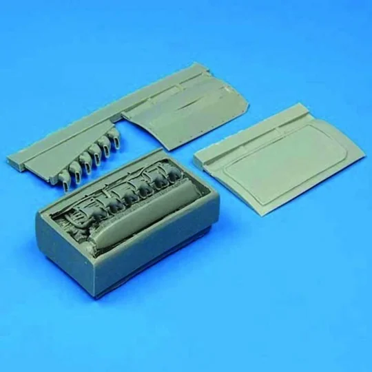 P-39N/Q Airacobra engine für Eduard Bausatz, 1/48 - Quickboost QB48... P-39N/Q Airacobra engine für Eduard Bausatz, 1/48 - Quickboost QB48...