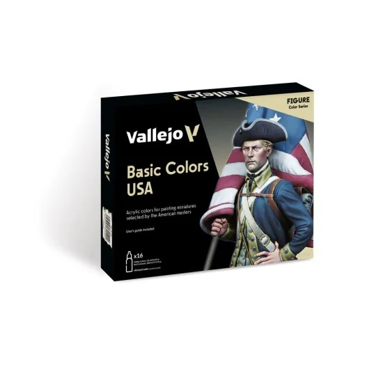 Model Color: Basic Colors USA 18 ml - Vallejo 70140 Model Color: Basic Colors USA 18 ml - Vallejo 70140