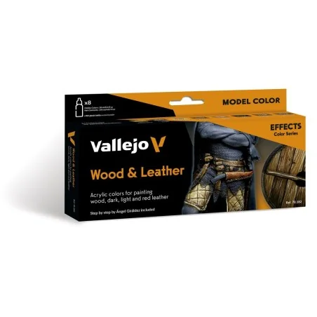 Model Color: Wood & Leather by Angel Giraldez 18 ml - Vallejo 70182