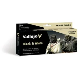 Model Color: Black & White by Angel Giraldez 18 ml - Vallejo 70151