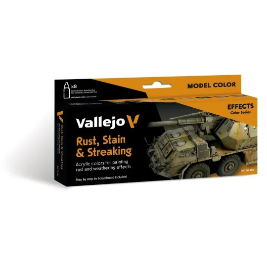 Rust, Stain & Streaking by Scratchmod 18 ml - Vallejo 70183