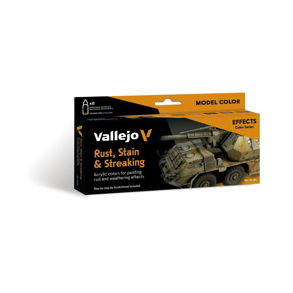 Rust, Stain & Streaking by Scratchmod 18 ml - Vallejo 70183