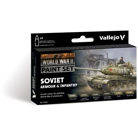 Model Color: Soviet Armour & Infantry 18 ml - Vallejo 70202