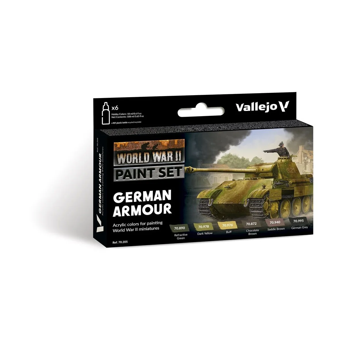 Model Color: German Armour 18 ml - Vallejo 70205 Model Color: German Armour 18 ml - Vallejo 70205