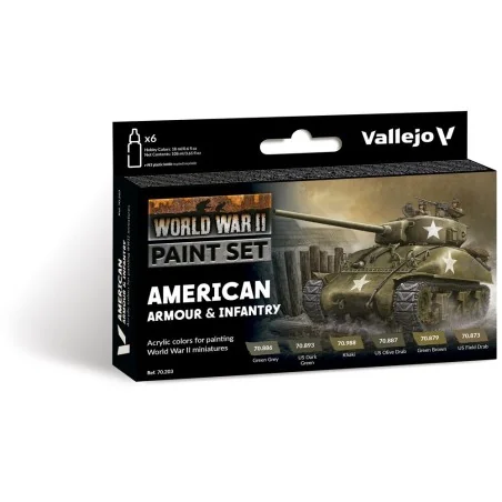 Model Color: American Armour & Infantry 18 ml - Vallejo 70203