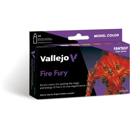 Model Color: Fire Fury by Angel Giraldez 18 ml - Vallejo 70243