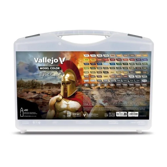 Basic Case. Includes: 75 basic colors + 5 auxiliaries 18 ml - Valle... Basic Case. Includes: 75 basic colors + 5 auxiliaries 18 ml - Valle...