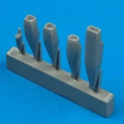 Su-22M4 air cooling scoops für Kopro Bausatz, 1/48 - Quickboost QB4...