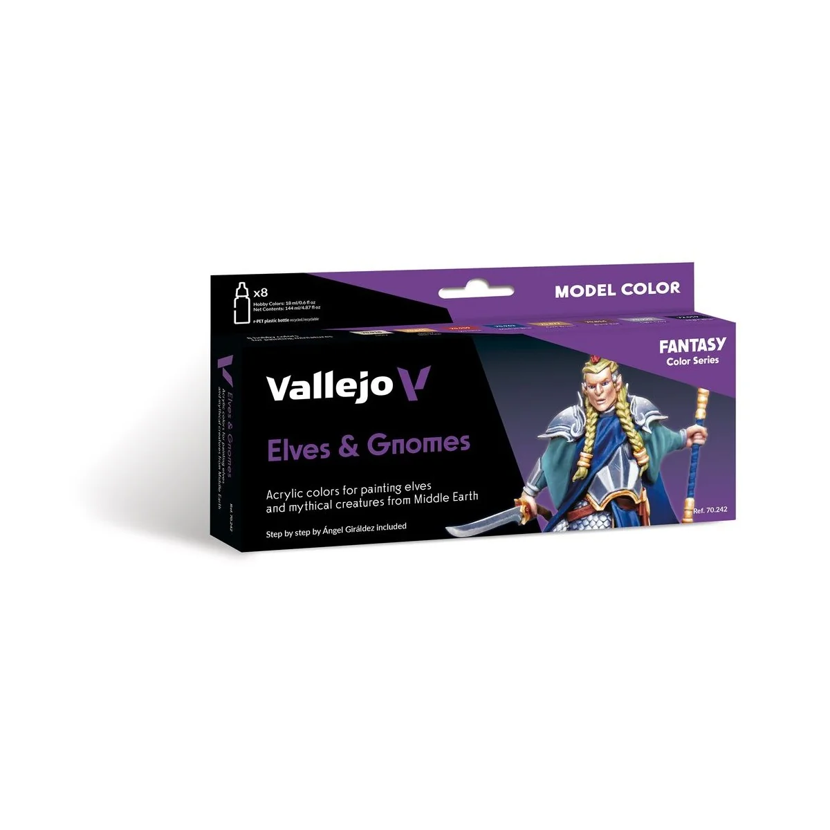 Model Color: Elves & Gnomes by Angel Giraldez 18 ml - Vallejo 70242 Model Color: Elves & Gnomes by Angel Giraldez 18 ml - Vallejo 70242