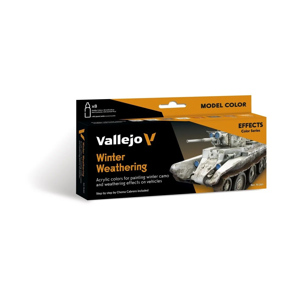Model Color: Winter Weathering by Chema cabrero 18 ml - Vallejo 70263 Model Color: Winter Weathering by Chema cabrero 18 ml - Vallejo 70263