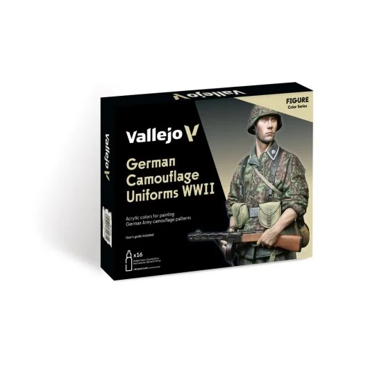 German Camouflage Uniforms WWII 18 ml - Vallejo 70261 German Camouflage Uniforms WWII 18 ml - Vallejo 70261