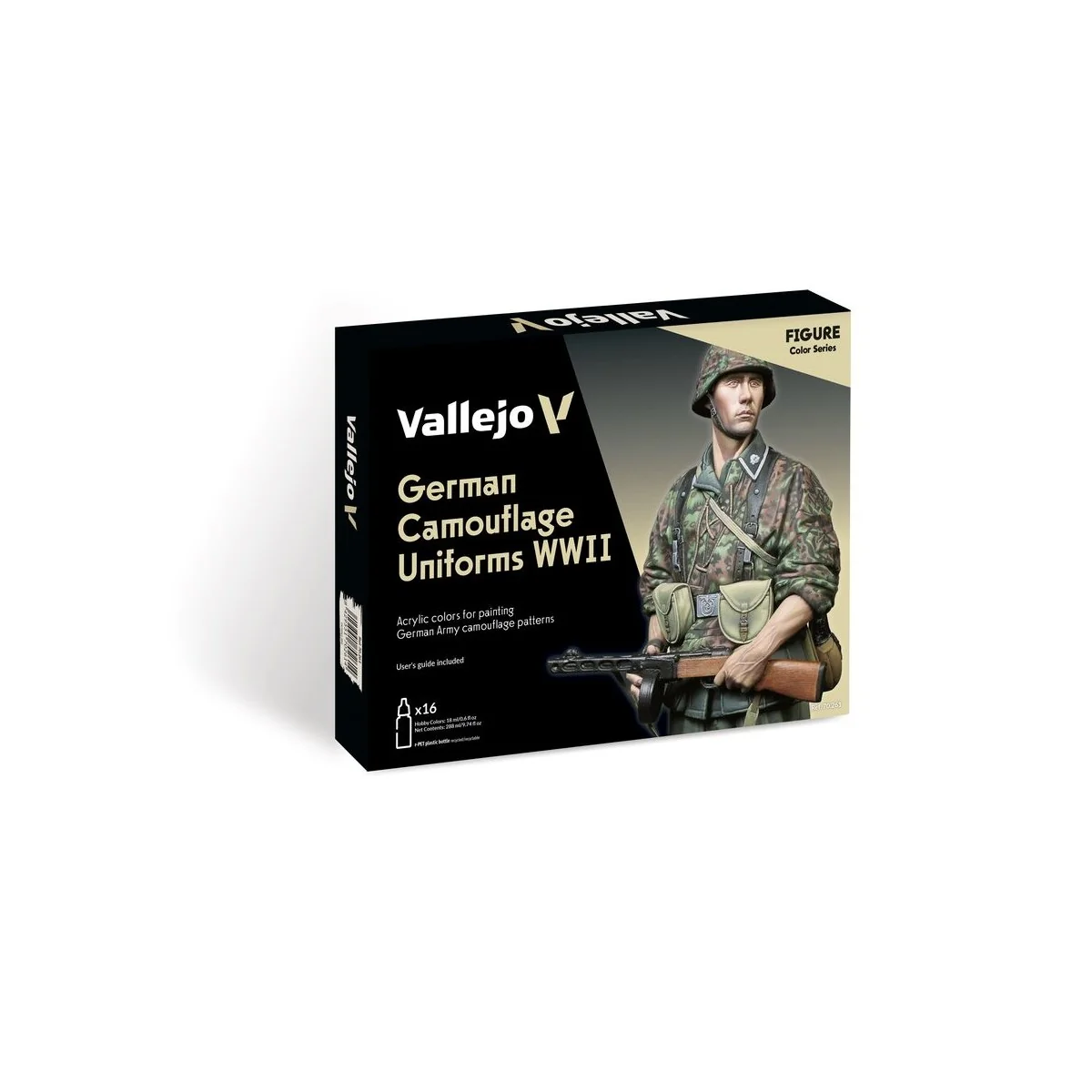 Model Color: German Camouflage Uniforms WWII 18 ml - Vallejo 70261 Model Color: German Camouflage Uniforms WWII 18 ml - Vallejo 70261