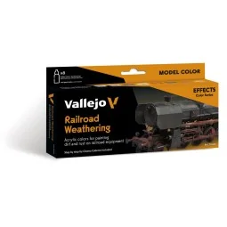 Model Color: Railroad Weathering by Chema Cabrero 18 ml - Vallejo 7...