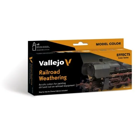 Model Color: Railroad Weathering by Chema Cabrero 18 ml - Vallejo 7...