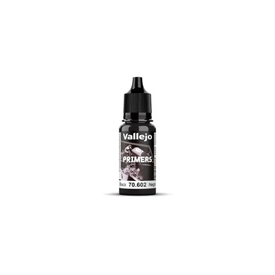 Primer: Black 18 ml - Vallejo 70602 Primer: Black 18 ml - Vallejo 70602