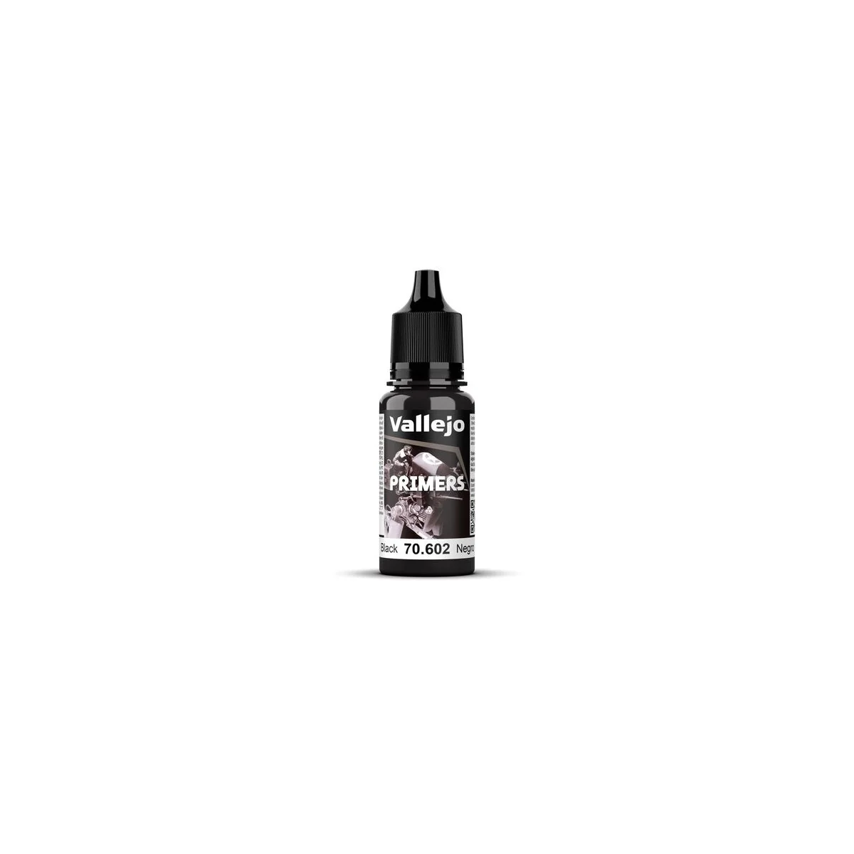 Primer: Black 18 ml - Vallejo 70602 Primer: Black 18 ml - Vallejo 70602
