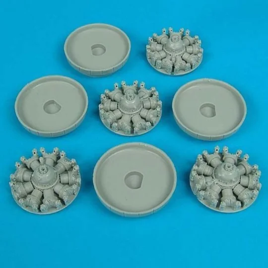 B-17G Flying Fortress engines für Revell Monogram Bausatz, 1/48 - Q... B-17G Flying Fortress engines für Revell Monogram Bausatz, 1/48 - Q...