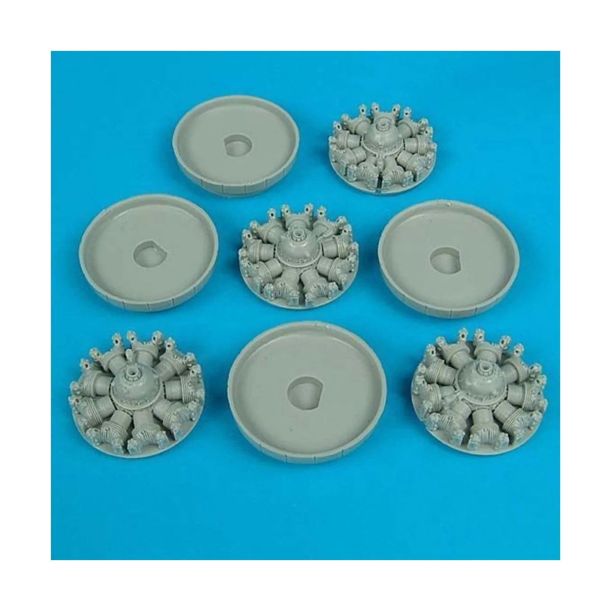 B-17G Flying Fortress engines für Revell Monogram Bausatz - Quickbo...