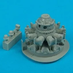 F4U-4B Corsair engine Für Academy Bausatz., 1/48 - Quickboost QB48 045