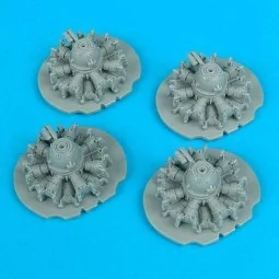 B-24 Liberator engines für Revell Monogram Bausatz - Quickboost QB4...